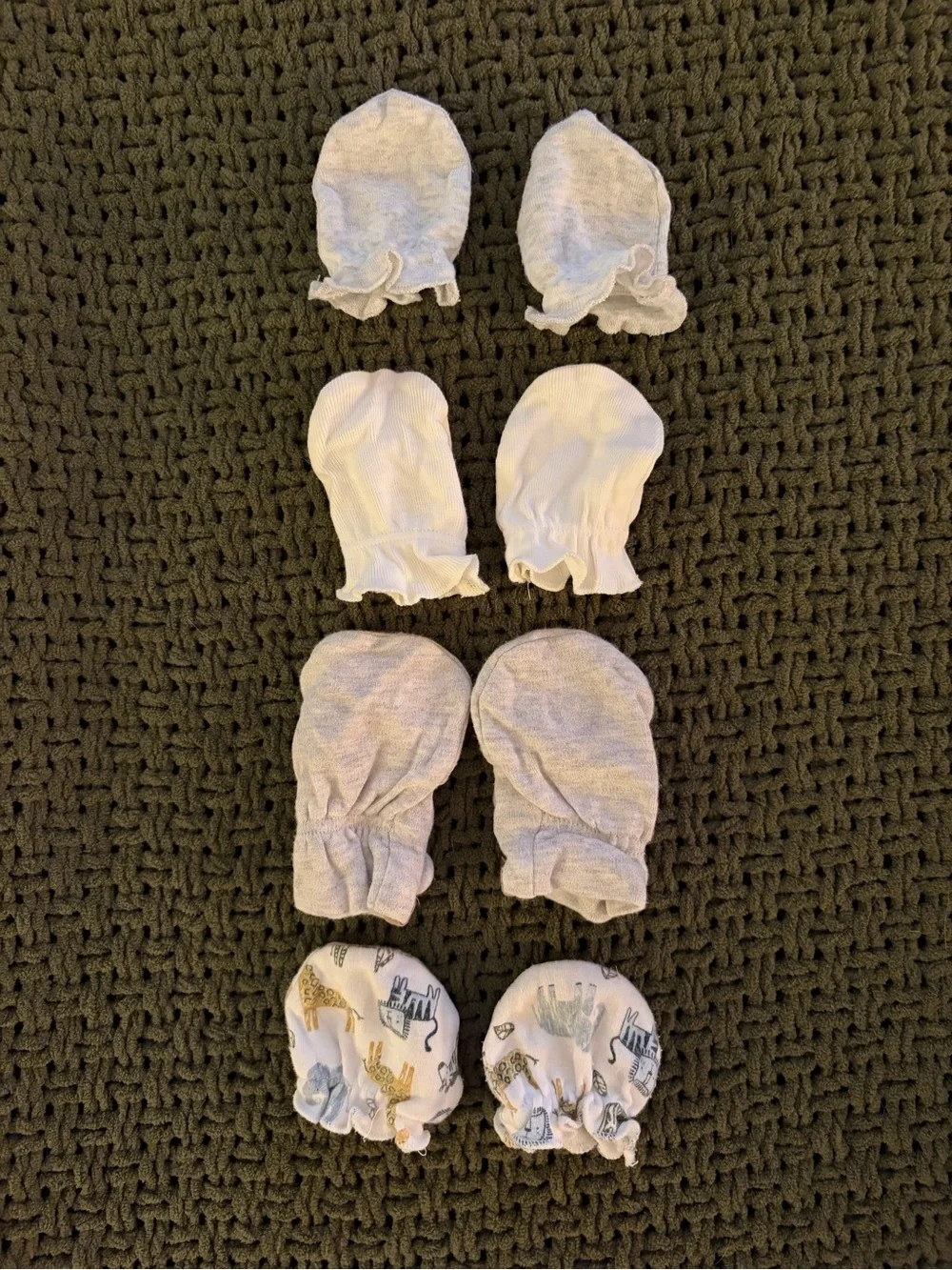 Baby Neutral Mitten Set - 6 Pack